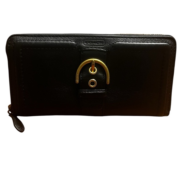 COACH Black Leather Wallet, EUC - Picture 8 of 12